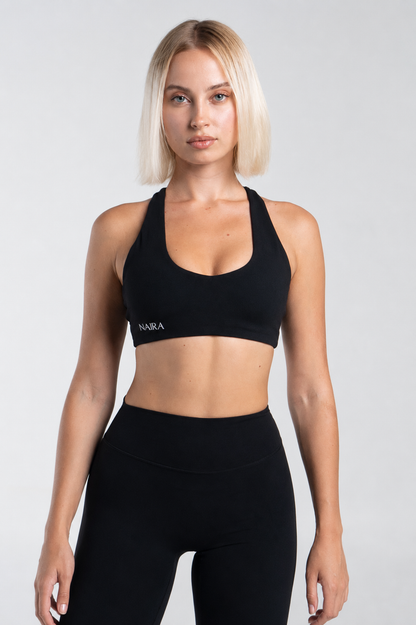 Aura Bra & Bolero Set - Black