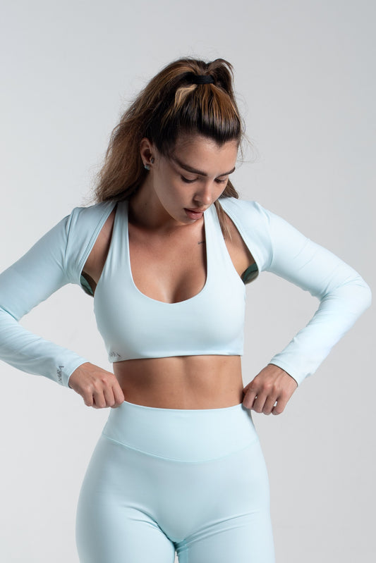 Aura Bra & Bolero Set - Blue