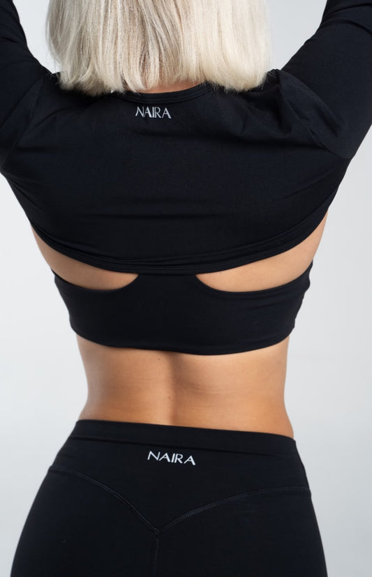 Aura Bra & Bolero Set - Black
